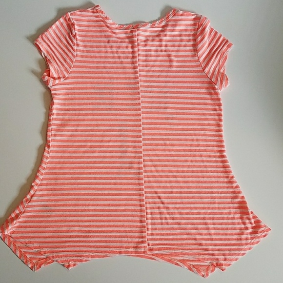 Xhilaration Orange & White Top - Picture 5 of 5